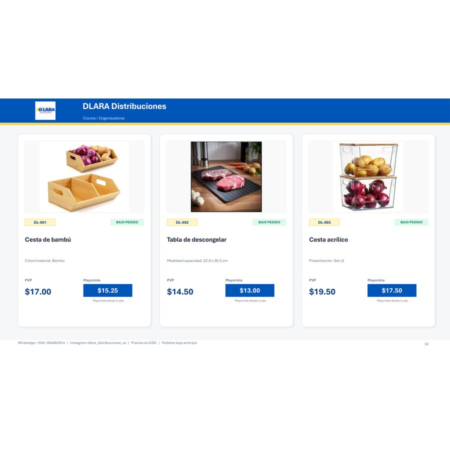 Productos de cocina