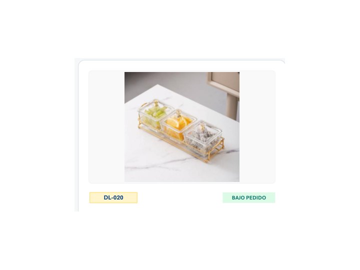 Juego de 3 porta snacks